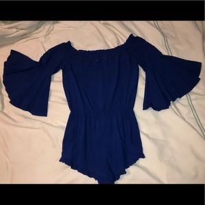 Navy blue romper